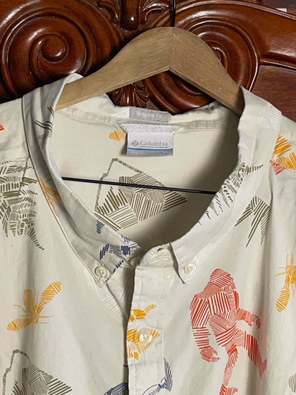 Columbia Sportswear Company Short Sleeve Button Down Shirt 4X